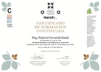 certificado