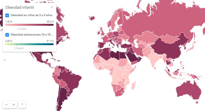 Niños cada vez más gordos: el mapa de la obesidad infantil en el mundo