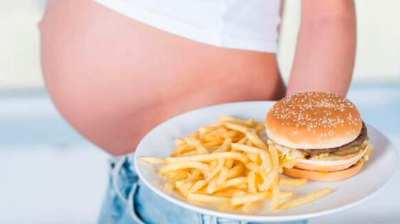 Asocian los problemas cardíacos de los hijos a una dieta rica en grasas de la madre en el embarazo