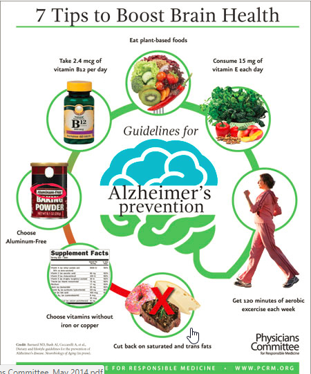 Dietary Guidelines for Alzheimer’s Prevention
