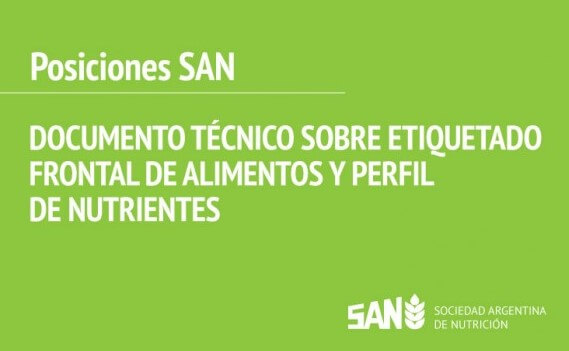 Documento técnico sobre Etiquetado Frontal de Alimentos y Perfil de Nutrientes