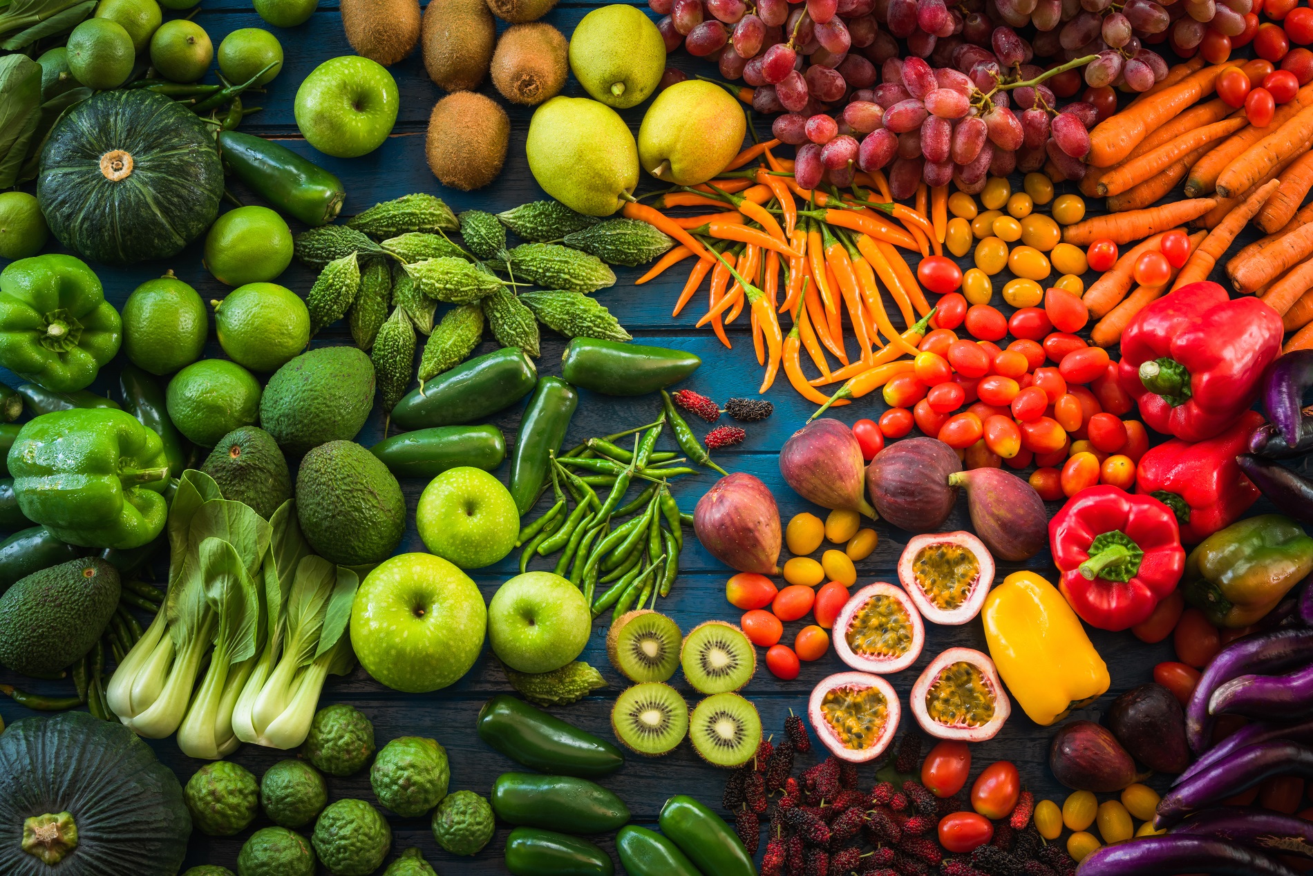 ¿En qué países se consumen más frutas y verduras? 