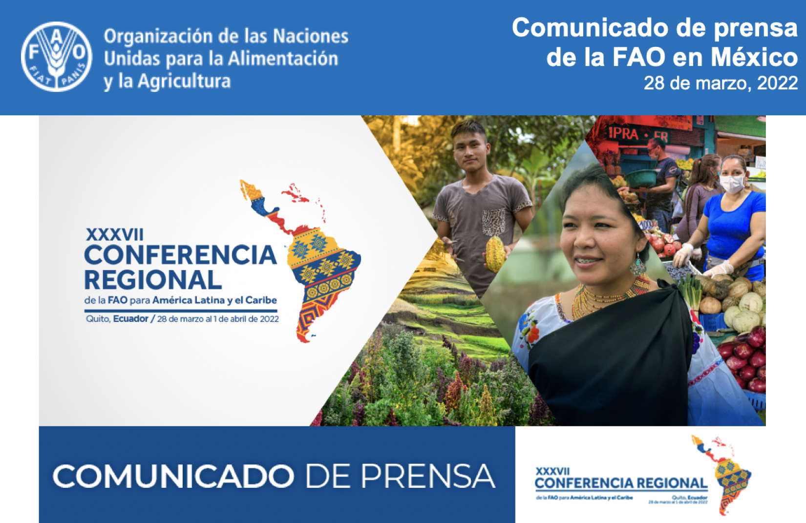 En América Latina y el Caribe no hay hambre por falta de comida, sino por desigualdad 