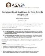 Automated Self-Administered 24-Hour (ASA24®) Dietary Assessment Tool