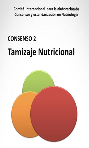 El Tamizaje Nutricional