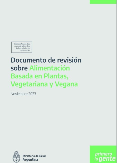 Documento de revisión sobre Alimentación Basada en Plantas, Vegetariana y Vegana
