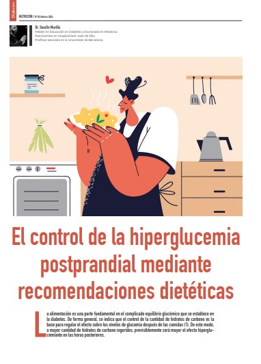 El control de la hiperglucemia postprandial mediante recomendaciones dietéticas