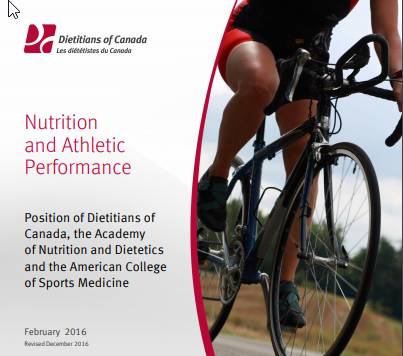 Nutrition and Athletic Performance