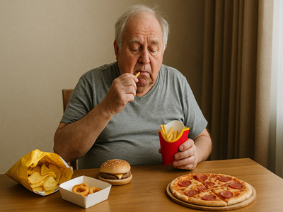 Adicción a alimentos ultraprocesados en adultos mayores.