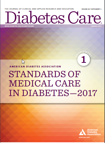 Standards of Medical Care in Diabetes-2017