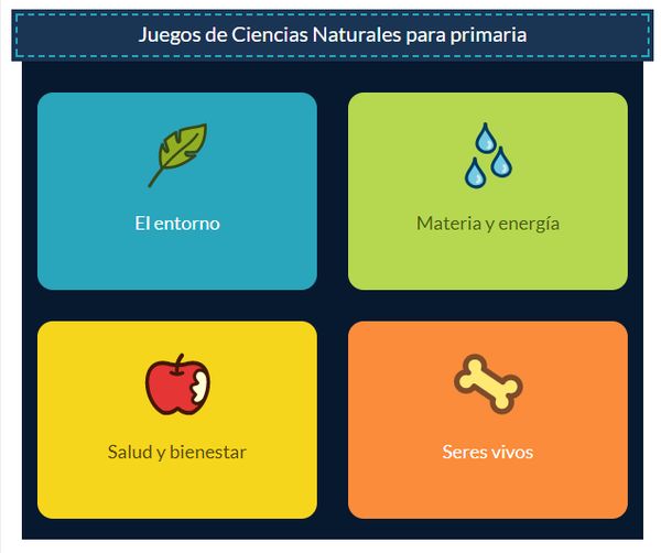 Juegos online sobre alimentos y alimentación para niños de primaria