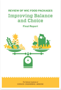 Review of WIC Food Packages:  Improving Balance and Choice. Final Report 
