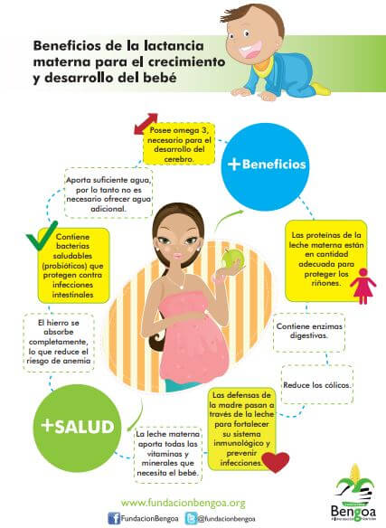 Infografía: Beneficios de la lactancia materna