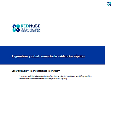 Legumbres y salud: sumario de evidencias rápidas